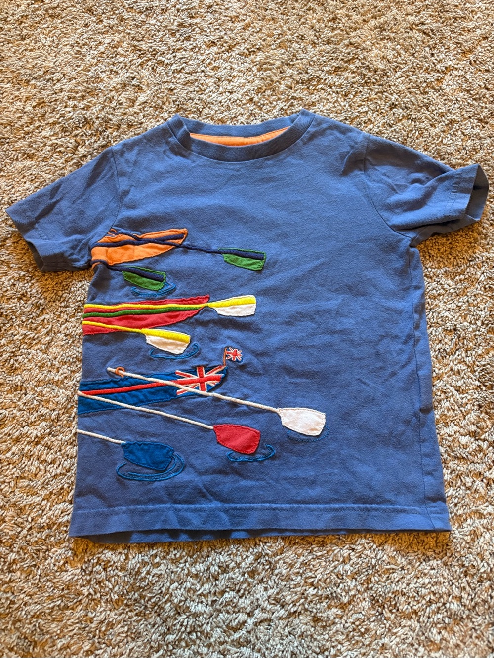 Mini Boden rowing appliqué, boys 3-4